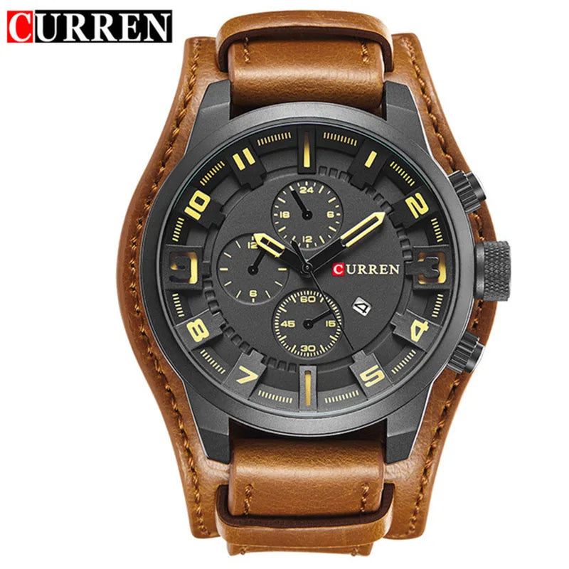 CURREN Leather -Watch 8225