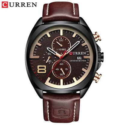 CURREN 8324 Leather Watches
